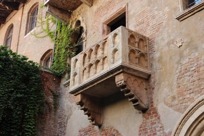 Balcón de Julieta en Verona