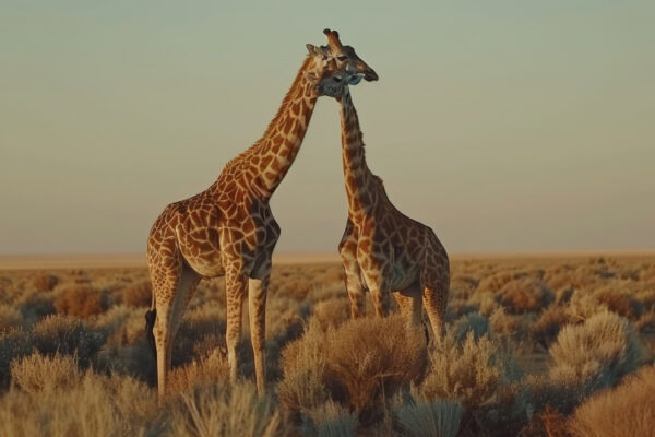 Cómo duermen las jirafas