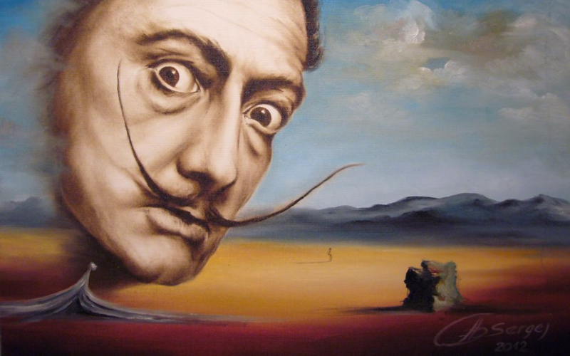 Por quién estaba influenciado Salvador Dalí